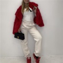 pelliccia foderata con bottoni luxe